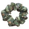 Saténová scrunchie gumička do vlasů - Louka