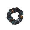Saténová scrunchie gumička do vlasů - Deep Space