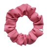 Saténová scrunchie gumička do vlasů - Lipstick Pink