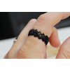 Miyuki prsten Black Bricks