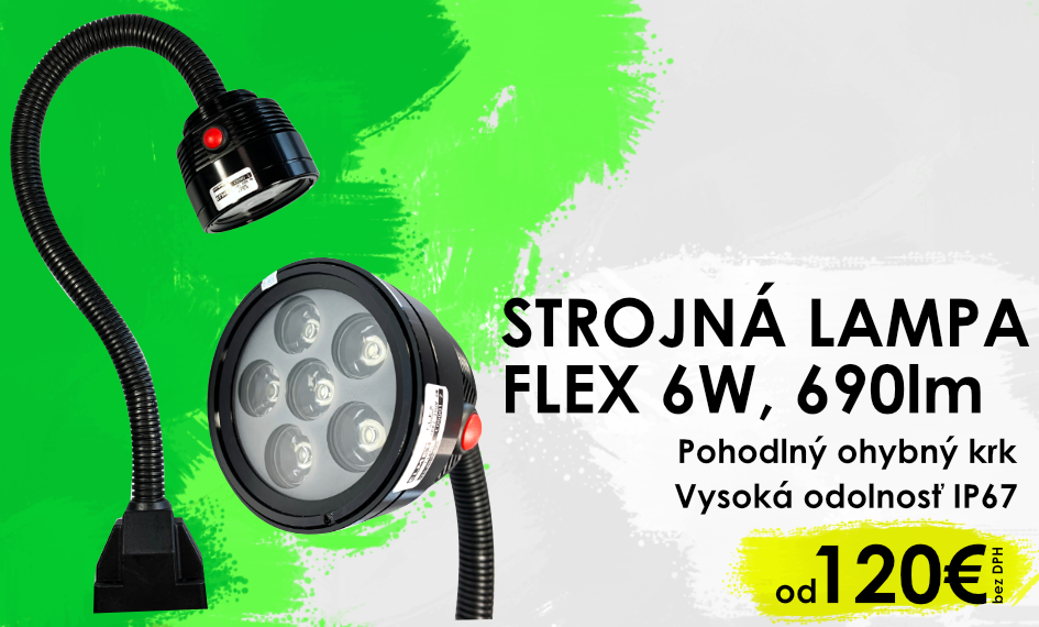 Strojné lampy Flex