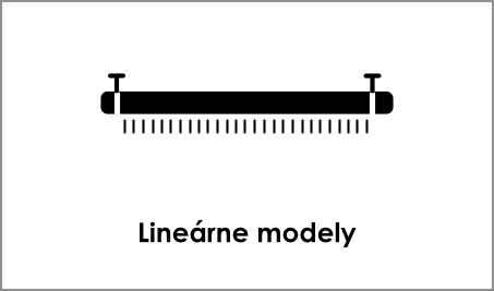 Strojné lampy s lineárnym svitom