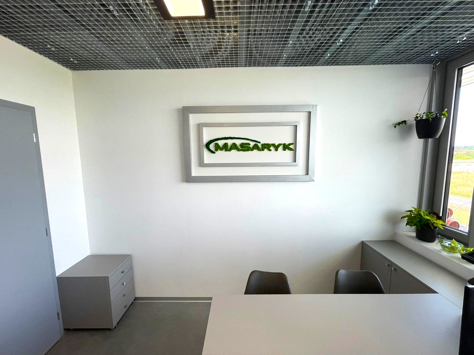 Machové písmená s rámom na mieru 