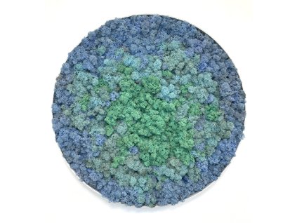 Machový kruh - Tyrkys splash