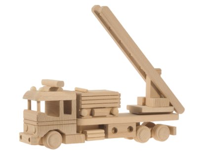 Drevené autíčko - Hasiči