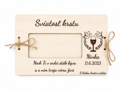 Darčeková obálka ku krstu