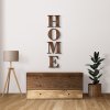 Drevený napis na stenu - HOME