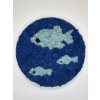 Machový kruh - Modrá voda a rybičky