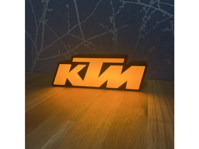 Lightbox home workplace decoration | KTM logo