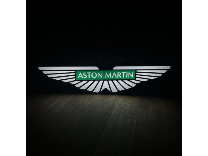 Svetelná dekorácia - lightbox Aston Martin