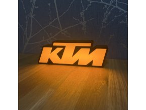 Lightbox home workplace decoration | KTM logo