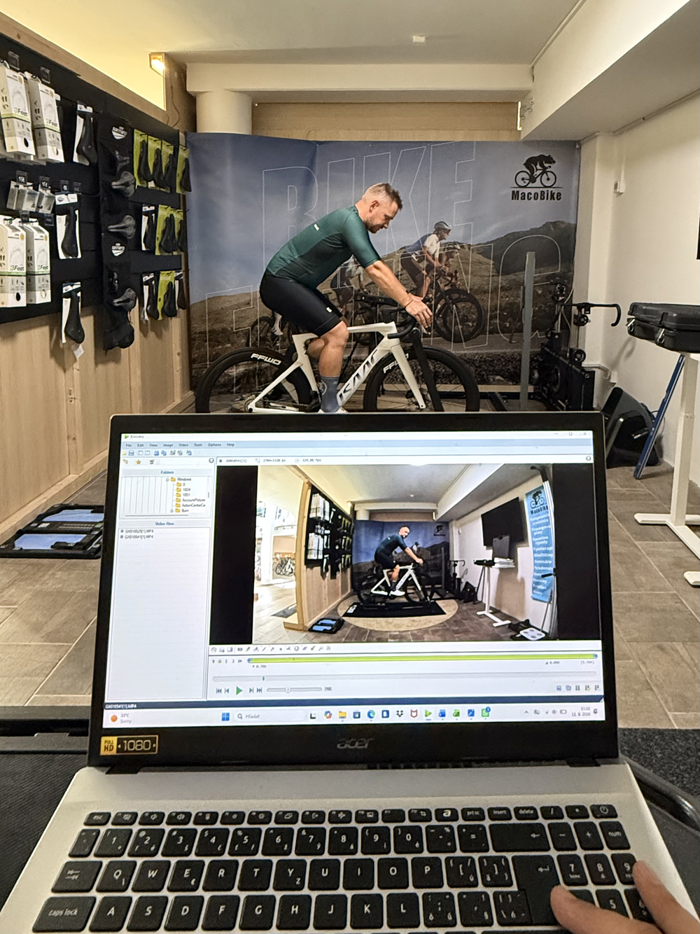 Analýza športového výkonu a diagnostika cyklistu MacoBike Bratislava