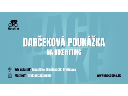 MacoBike | Darčeková poukážka na Bikefitting