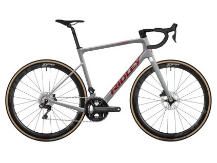 Ridley Grifn Shimano Ultegra Di2 Battleship Grey/Candy Red Metallic