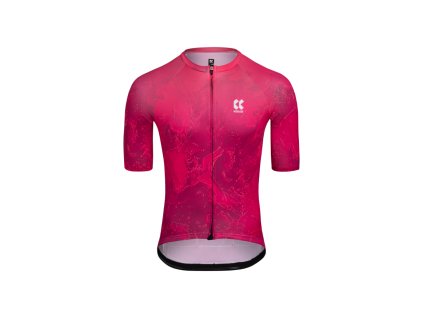 krátky rukáv berry red