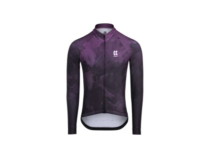 dlhý dres plum purple