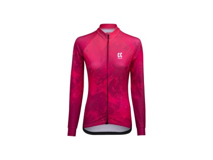 dámsky dlhý berry red