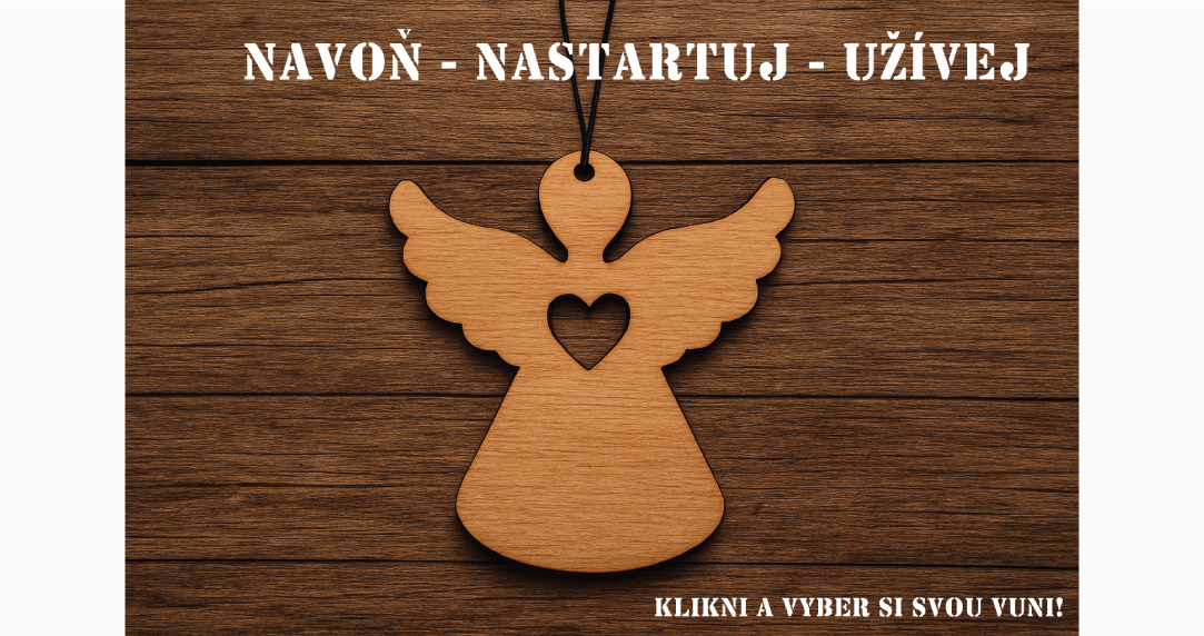 Dřevěná vůně do auta