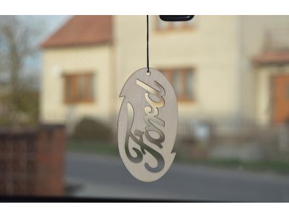Dřevěná vůně do auta - znak Ford 1ks