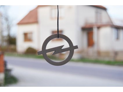 Dřevěná vůně do auta - znak Opel 1ks