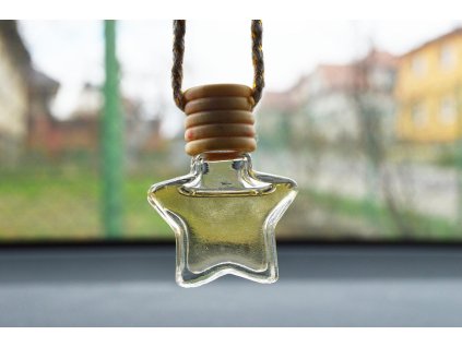 Závěsná vůně do auta - tvar hvězda 8ml