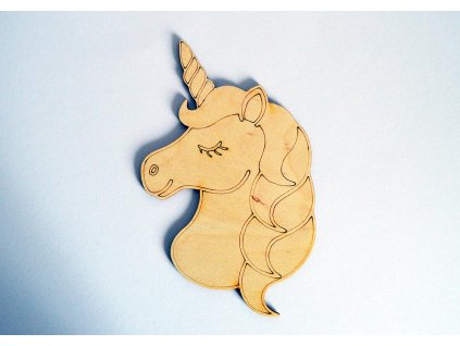 308 1 308 1 drevene omalovanky jednorozec no 2 12x19cm