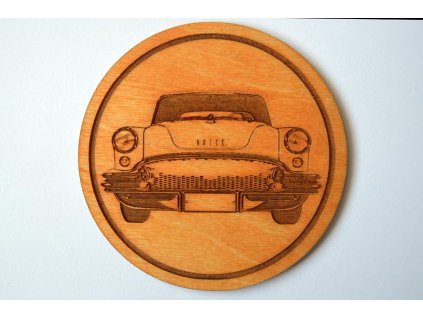 401 1 401 1 podtacek kulaty 9cm auto veteran 005