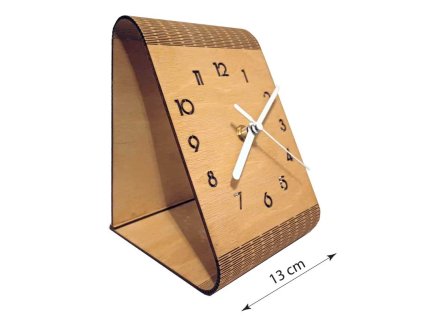 Hodiny stolní světlý dub No.2