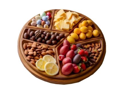 Servírovací tác dřevěný 25x25cm