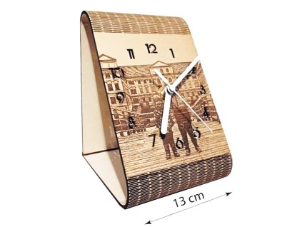 Gravírované stolní hodiny No.2