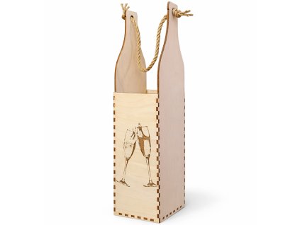 box na vino dvě skleničky