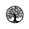 Dekorace Strom života - kulatá 1ks