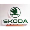 275 275 3d dreveny obraz znak skoda 72x50cm