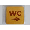 Orientační cedule na dveře (Typ cedulky WC)