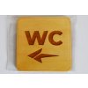 Orientační cedule na dveře (Typ cedulky WC)