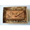 368 1 368 1 celodrevena damska kabelka psanicko barva palisandr 20x12 5x4 5cm