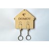 419 419 drzak na par klicu domov i s krouzky 1ks
