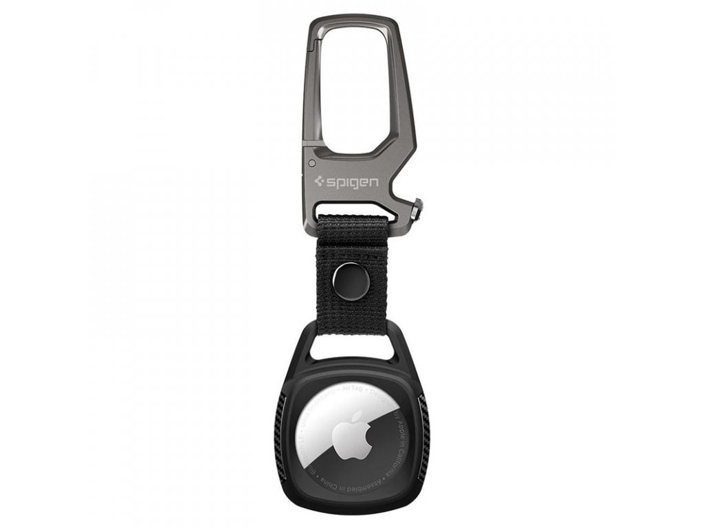 Spigen Rugged Armor, black Apple AirTag 001
