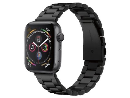 Nerezový řemínek Modern Fit | 42 mm | 44 mm | Černý | Spigen