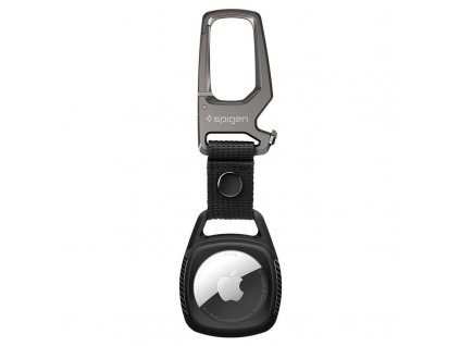 Spigen Rugged Armor, black Apple AirTag 001