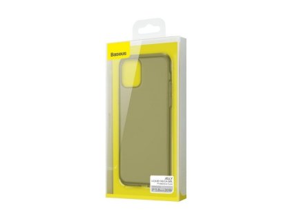 baseus jelly liquid silica gel protective case for apple iphone 11 pro black