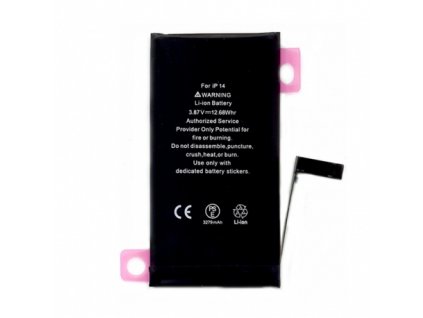 battery sticker for apple iphone 14 3279mah bk 2