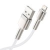 baseus cafule series metal data cable usb to ip 2 4a 1m white 3