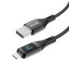 Kabel USB-C na Lightning 1m s LED displejem | Rixus