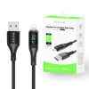 Kabel USB-C na Lightning 1m s LED displejem | Rixus