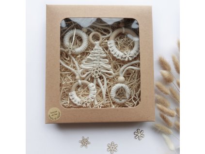 Vánoční ozdoby - natural