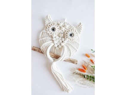 Macramé sova