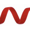 sametová stuha červená