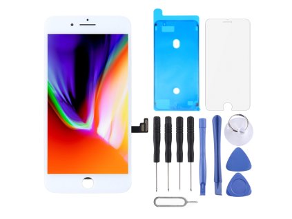 249 lcd panel displej pro iphone 8 plus bily instalacni set