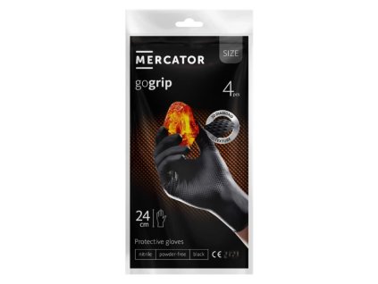MERCATOR GOGRIP BLACK jednorázové rukavice